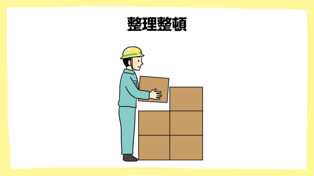 整理整頓・建設現場安全ポスター