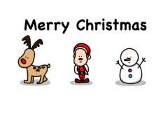 季節イベントポスター クリスマス