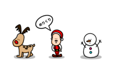 季節イベントポスター クリスマス