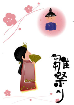 季節イベントポスター ひな祭り