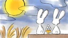 季節イベントポスター 十五夜