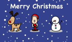 季節イベントポスター クリスマス