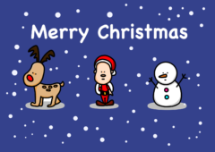 季節イベントポスター クリスマス