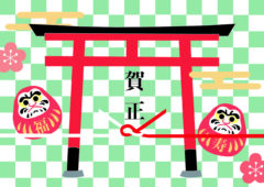 季節イベントポスター お正月