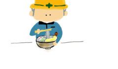 季節イベントポスター 年越しそば